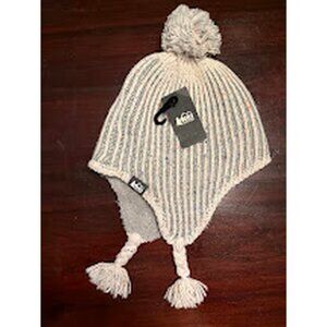 REI Kids (7-14y) Peruvian style Beanie (Chullo) knit cap with Ear flaps
